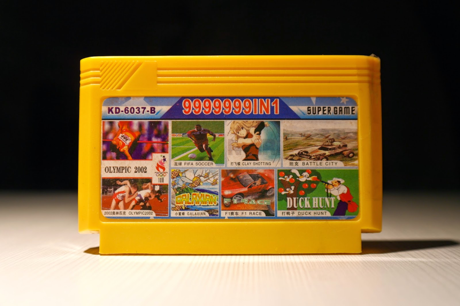 Pile of Dendy cartridges